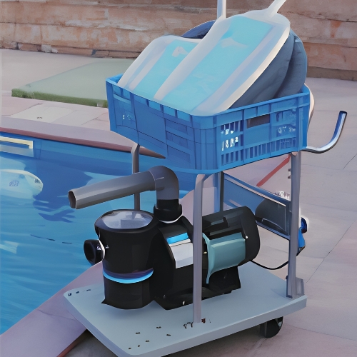 Swimming Pool Cleaning Trolley
